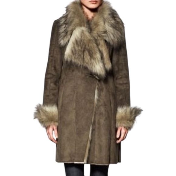 Zara Brown Toggle Coat - Picture 11 of 13